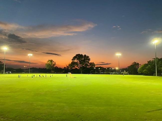 Bagot Oval under lights. Picture: Supplied.