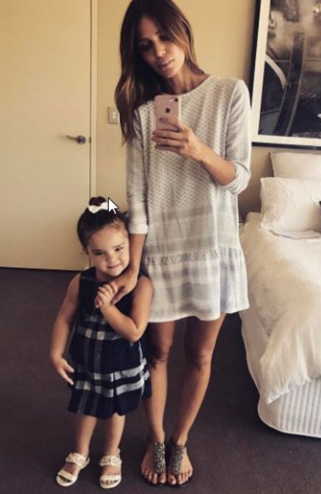 Jodi Anasta and daughter Aleeia Source: Instagram