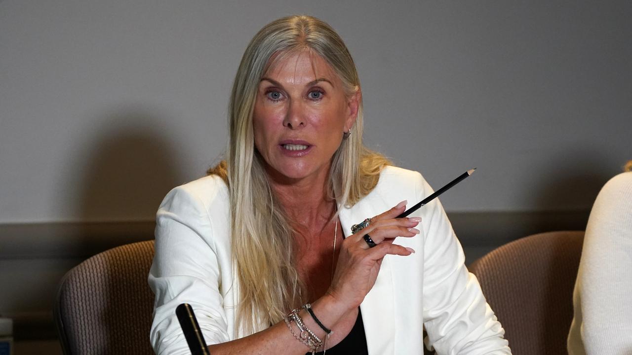 Former Olympic athlete Sharron Davies speaks about the importance of maintaining female sporting categories at both elite and grassroots levels and concerns about the potential impact of the Gender Recognition Act (GRA) reform, at the Macdonald Hotel in Edinburgh. Picture date: Thursday June 16, 2022. (Photo by Andrew Milligan/PA Images via Getty Images)