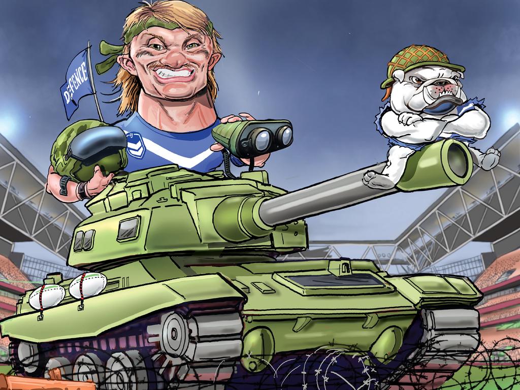 Defence force Dogs. Art by Boo Bailey