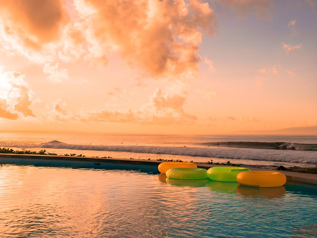 <h2>BEST THINGS TO DO WITH BABIES IN BALI</h2><h2>Stay at a family resort</h2><p>Sidled up next to Keramas surf break, Komune Resort is one of the most relaxed family stays on the island. It also offers a host of activities for little ones, including outdoor movie screenings every night on the lawn, a new skate park, chicken coop and cultural classes. Picture: Margarita Salyak.</p><p class="button-common"><a title="https://luxuryescapes.sjv.io/c/1325532/1936432/23356?subId1=ESC--evergreen--&amp;u=https%3A%2F%2Fluxuryescapes.com%2Fau%2Foffer%2Fkomune-resort-and-beach-club-bali-indonesia-asia%2F0062y00000C4lzIAAR" href="https://luxuryescapes.sjv.io/c/1325532/1936432/23356?subId1=ESC--evergreen--&amp;u=https%3A%2F%2Fluxuryescapes.com%2Fau%2Foffer%2Fkomune-resort-and-beach-club-bali-indonesia-asia%2F0062y00000C4lzIAAR" target="_blank" data-cta="https://luxuryescapes.sjv.io/c/1325532/1936432/23356?subId1=ESC--evergreen--&amp;u=https%3A%2F%2Fluxuryescapes.com%2Fau%2Foffer%2Fkomune-resort-and-beach-club-bali-indonesia-asia%2F0062y00000C4lzIAAR" data-editable="true">Book here</a></p>