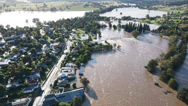 Residents in Canowindra have been urged to leave their homes as floodwaters rise. Picture: Facebook