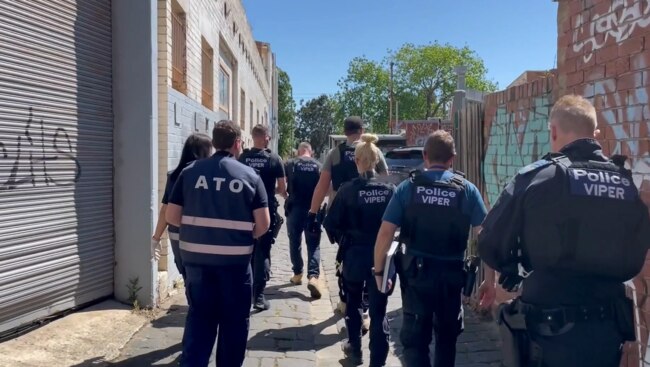 Victoria Police, the ATO and Australian Border Force executed warrants across Melbourne this week