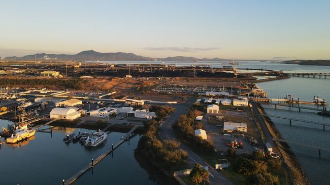 A potential quarantine crisis looms for the port of Gladstone as the entire crew of a ship, due to dock, must come ashore for three days but have nowhere to stay. Picture: Rodney Stevens DJI Mavic Air 2