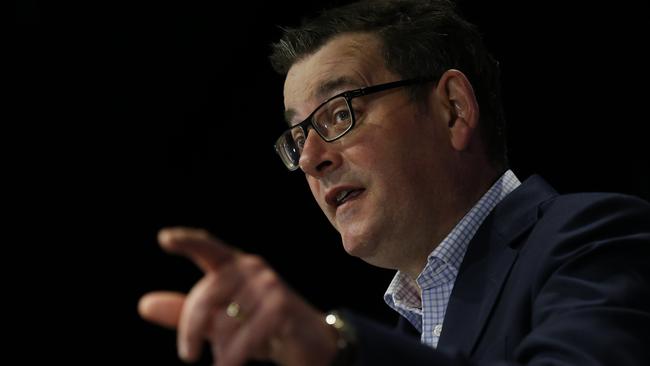 Premier Daniel Andrews: ‘When Victorians stick together, we can achieve anything’. Picture: Getty Images