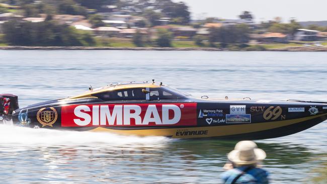 Superboat in action. Supplied: Lake Macquarie Council