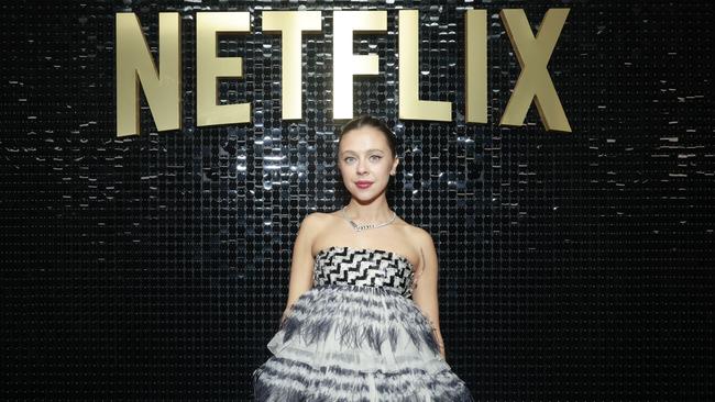 Bel Powley attends the 2024 Netflix SAG Celebration at Chateau Marmont in Los Angeles. Picture: Emma McIntyre/Getty Images