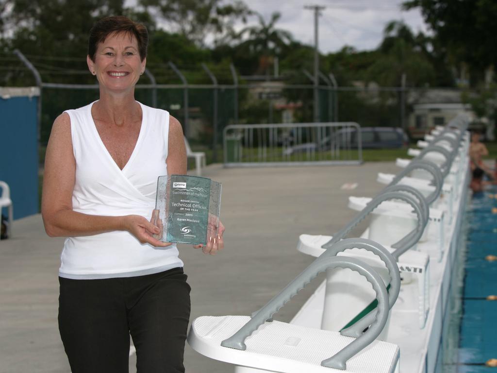 THROWBACK: Karen Macleod was named Australia's top swimming official in 2005. Picture: Kate Czerny