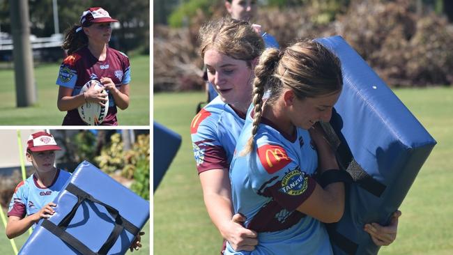 CQ Capras under-17 girls squad at pre-season training at Emmaus College, Rockhampton, on January 18, 2025.