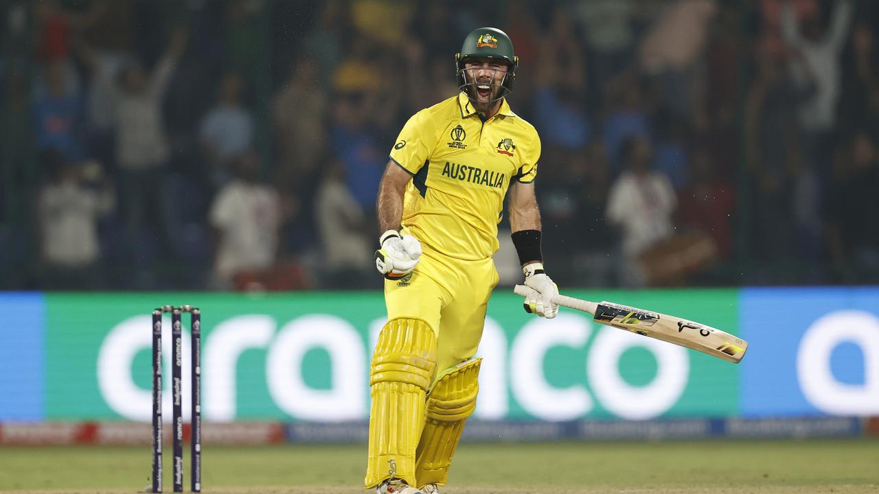 Glenn Maxwell retires as one of Australia’s greatest ever white-ball cricketers. (Photo by Darrian Traynor-ICC/ICC via Getty Images)