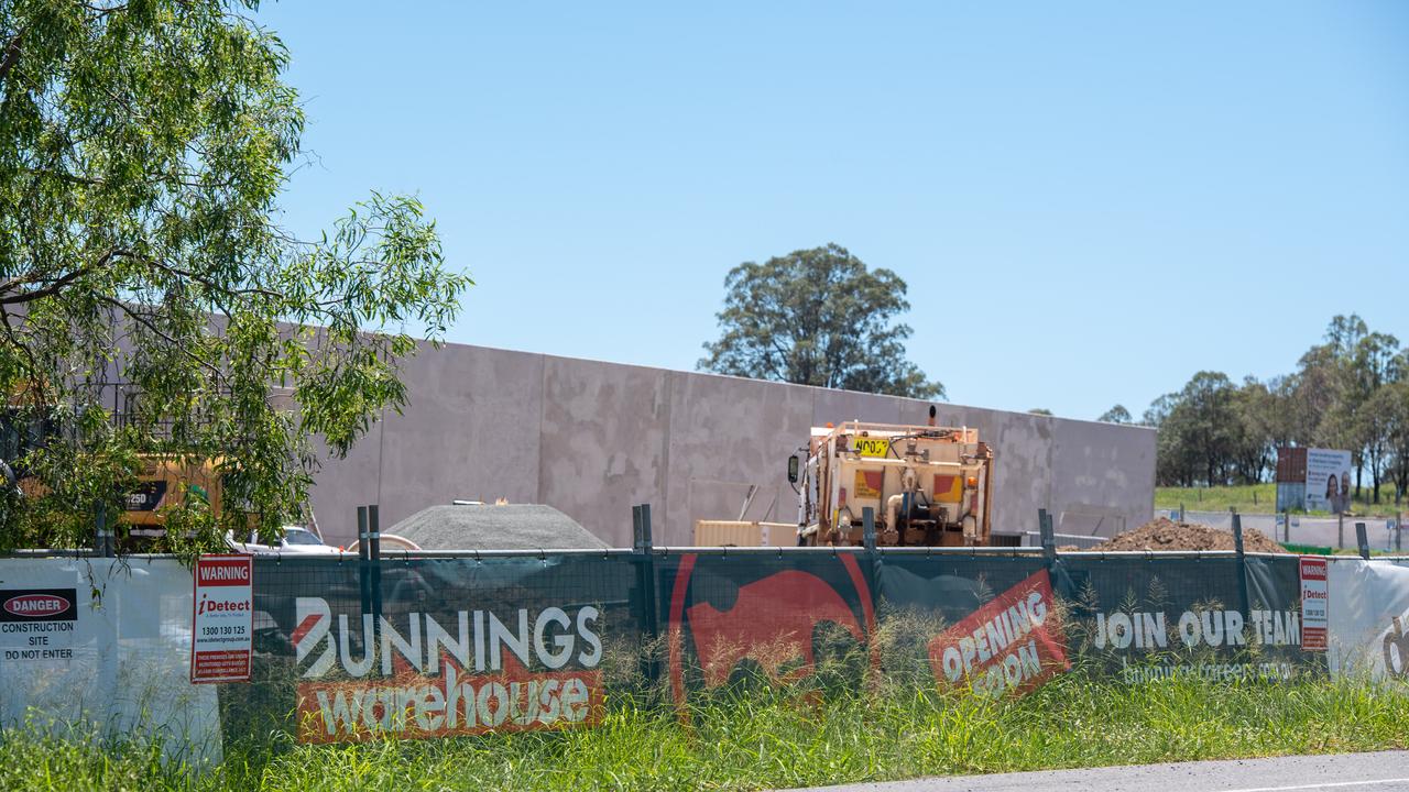 Bunnings Warehouse Plainland development, January 15, 2021. PHOTO: Ali Kuchel