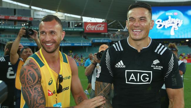 SBW showed Quade how to make a sevens side.