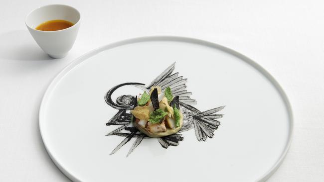 Massimo Bottura’s fish soup.