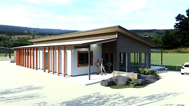 An artist impression of the new Callington Community Centre.