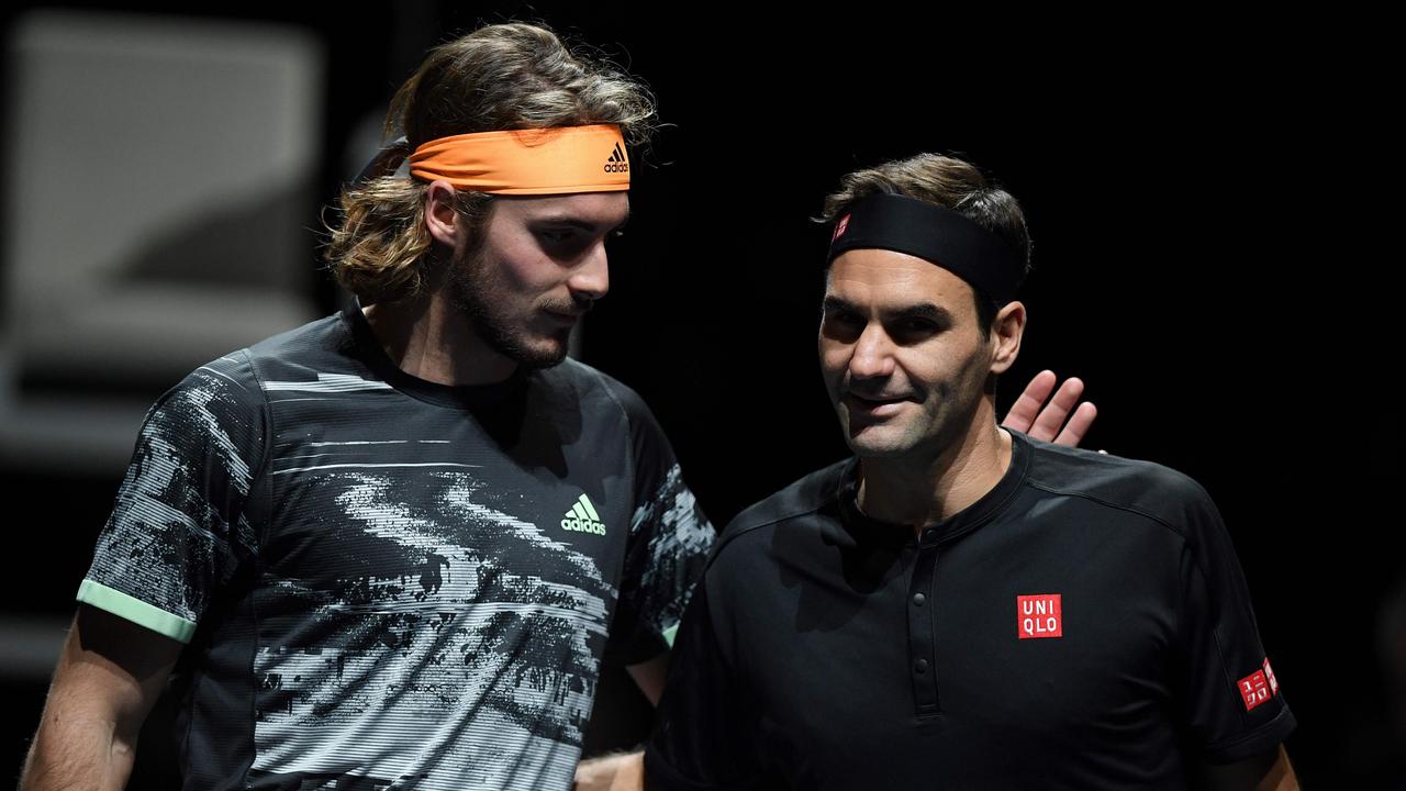 Greece's Stefanos Tsitsipas defeated Roger Federer.