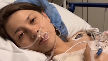 Bindi Irwin in the hospital.