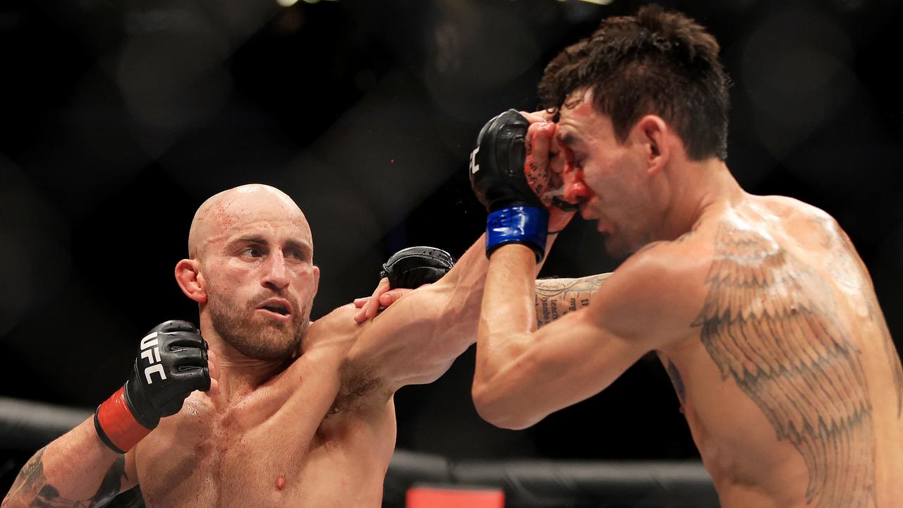 Volkanovski has shared the octagon with Holloway on three separate occasions. (Photo by Carmen Mandato/Getty Images)