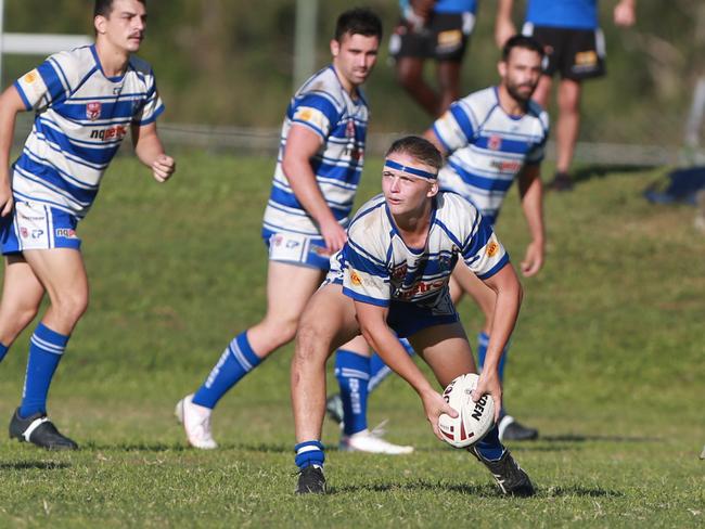 Cairns Brothers hooker Tom Sparks in the trial against Townsville Brothers at Stan Williams Park. PICTURE: Matthew McInerney