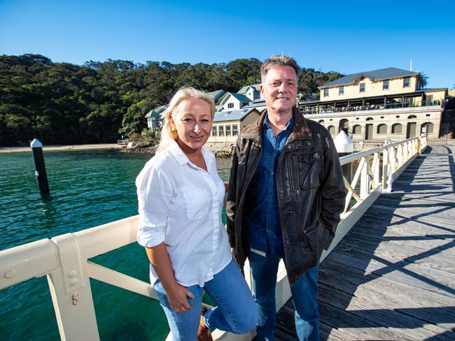 Shark experts Dr Amy Smoothey and Dr Vic Peddemors. Picture: AAP Image/Julian Andrews