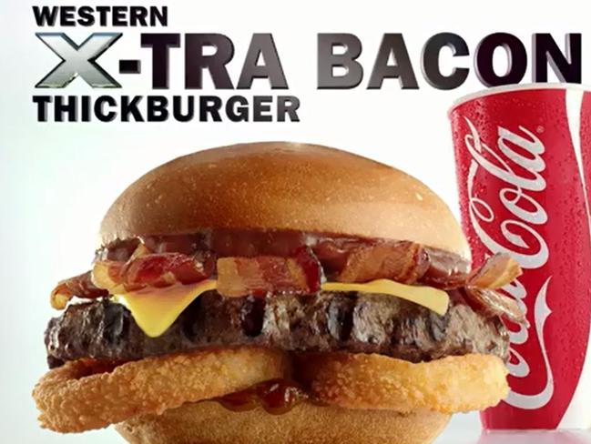 Western X-Tra Bacon Thickburger from US burger chain Carl's Jnr.