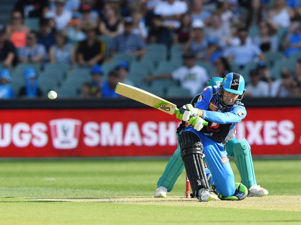 Alex Carey hit form playing in the Big Bash League (BBL) for the Adelaide Strikers. Picture: AAP Image/David Mariuz