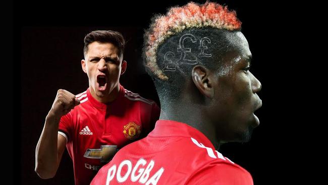 Manchester United pair Alexis Sanchez and Paul Pogba are in the Premier League's top three earners