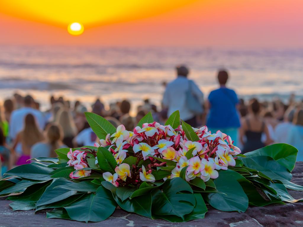 Annalise Braakensiek Memorial held at Bondi Beach around 6am Wednesday January 16 Image Picture: Monique Harmer