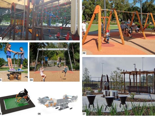 Lyne Park playground upgrades.