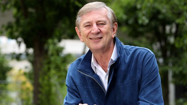 24/01/2019 Legendary AFL broadcaster Dennis Cometti given Australia Day honours, photographed in Perth pic Colin Murty The Australian