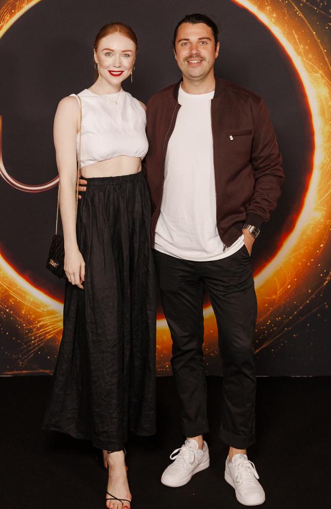 Tess Alexander and Kieran Ryan at the Dune premiere