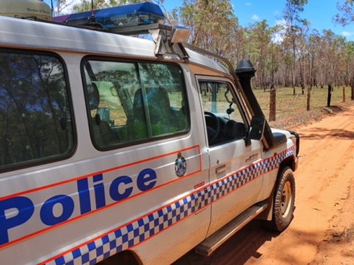 Laura police Sen-Constable Adam Frew located two men who became bogged during a snail-hunting expedition west of Lakeland. Picture: Supplied