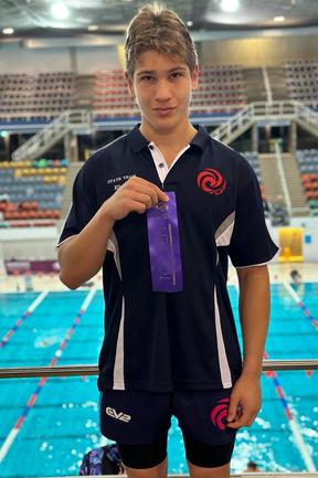 Mackay Cyclones Swimming Club member Ehsan Helou ready to take on 2024 Hancock Prospecting Queensland Championships. He’ll be competing in the 50m, 100m and 200m breaststroke and 50m and 100m freestyle. Picture: Supplied