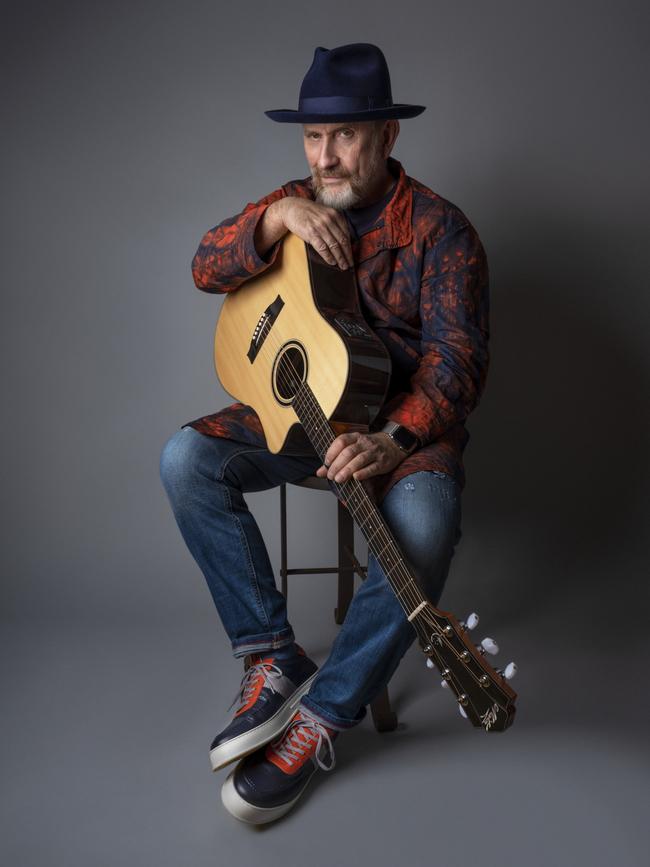 Colin Hay, photographed in Topanga Canyon, California in 2021. Picture: Paul Mobley