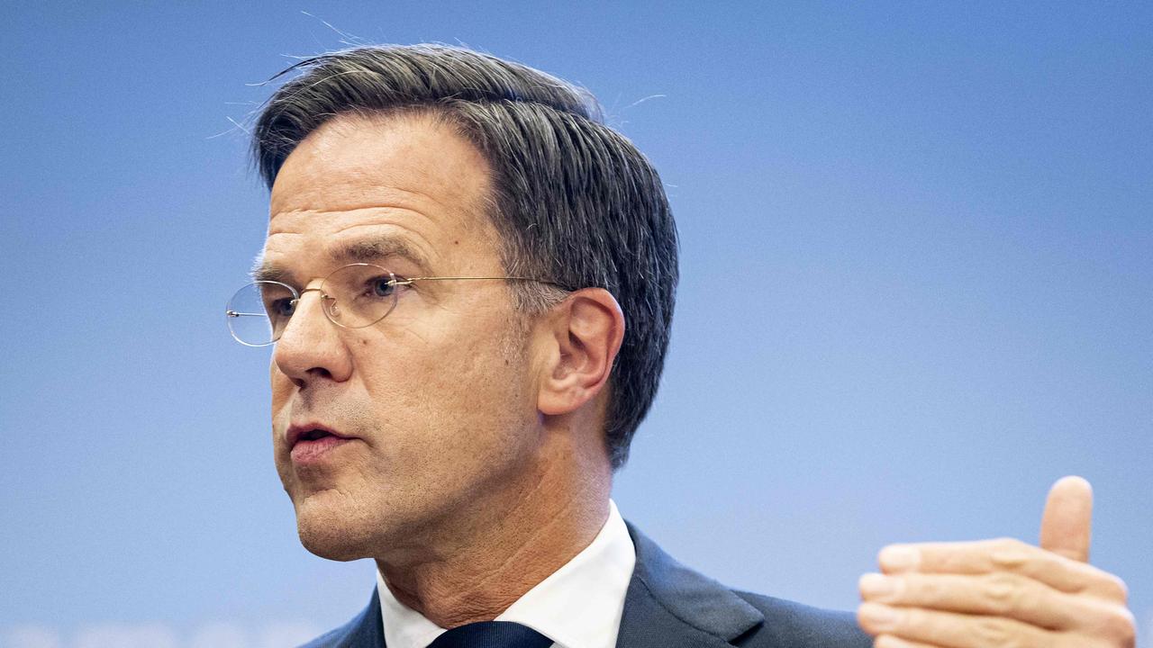 Dutch Prime Minister Mark Rutte said the new restrictions were unavoidable. Picture: Sem van der Wal/ANP/AFP.