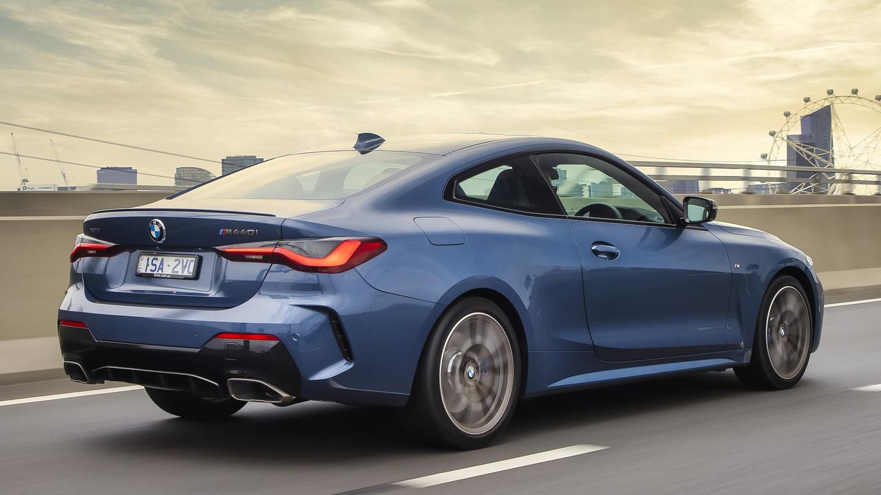 Powered by a turbo six-cylinder, the 2021 model BMW M440i packs some punch.