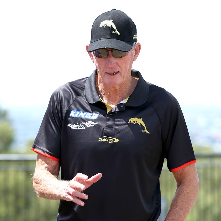 Dolphins coach Wayne Bennett. Picture: Steve Pohlner