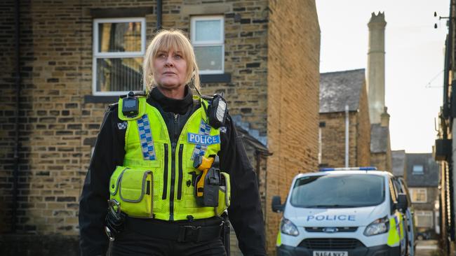 Sarah Lancashire plays Sergeant Catherine Cawood in Happy Valley.