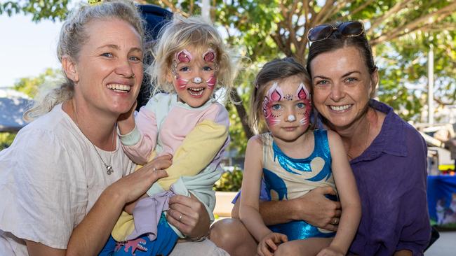 City of Palmerston Library's event on May 21, 2025 as hundreds gathered to take part in the National Simultaneous Storytime. Picture: Pema Tamang Pakhrin