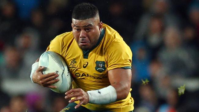 Tolu Latu has staged a remarkable turnaround to storm into the Wallabies’ World Cup squad. Picture: Getty Images