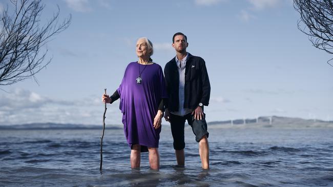 Elizabeth Dalman with the ADT artistic director Daniel Riley, at Mirramu Creative Arts Centre, Bungendore Picture: Rohan Thomson