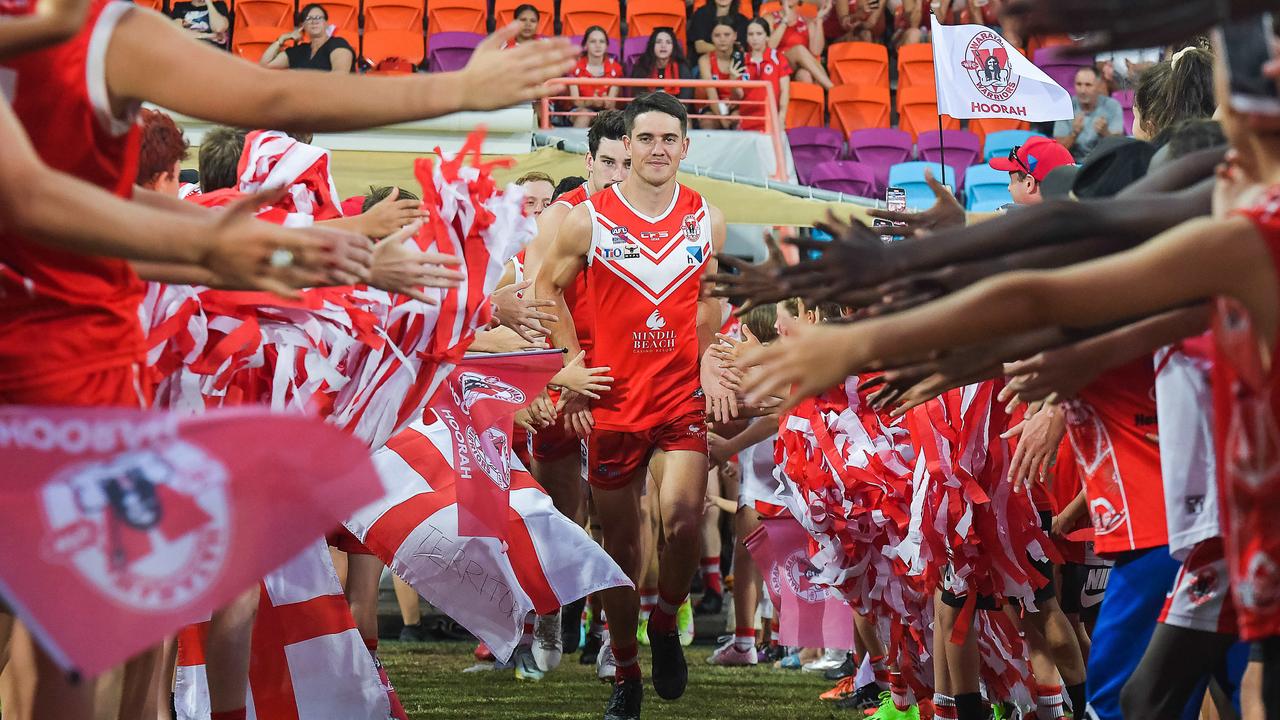 Waratah vs Southern Districts in the 2022-23 NTFL grand final. Picture PEMA TAMANG Pakhrin