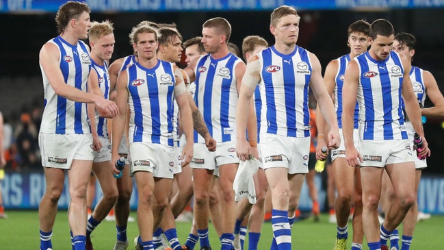 The Roos have struggled in 2022 (Picture: Michael Willson/AFL Photos via Getty Images)