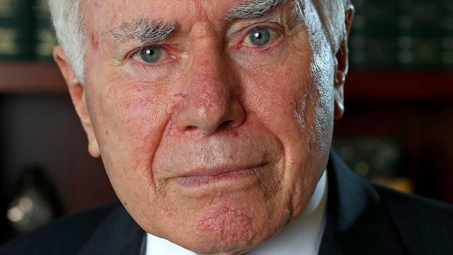 Former prime minister John Howard. Picture: Toby Zerna