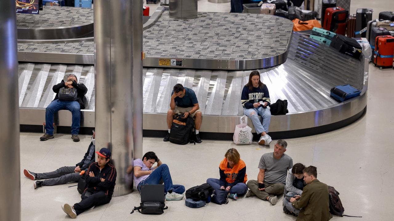 Travellers around the world were left stranded by the CrowdStrike outage. Picture: AFP