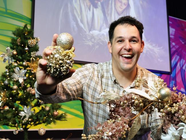 Freshwater Church is planning a Christmas Spectacular on Sunday, December 22. Freshwater Church pastor Josh Moncrieff is getting the church ready for the festive celebrations, which will include carols, songs by the children's choir and drama. Picture: Brendan Radke