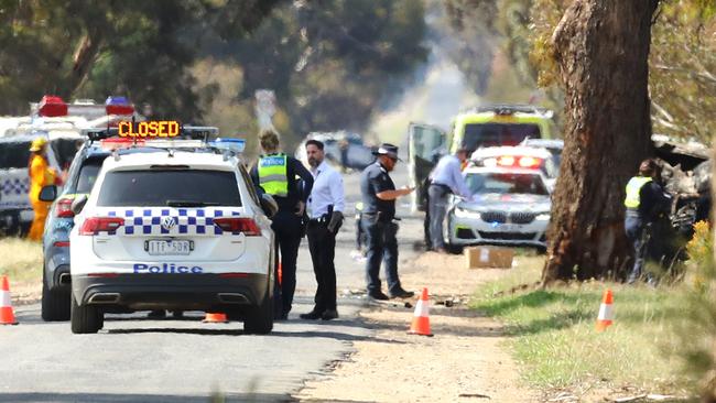 It’s believed the car veered off the road and hit a tree.