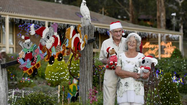 Getting into the Christmas spirit. Picture: Naomi Jellicoe