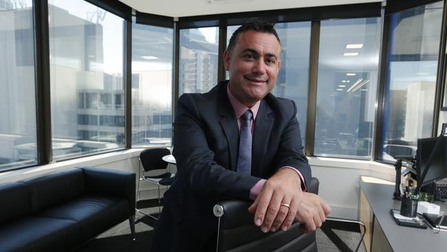NSW Skills Minister John Barilaro. His spokesman confirmed Chullora campus would be sold.
