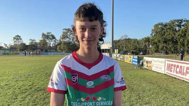 Braxon Boon, under 14s Hervey Bay Seagulls.