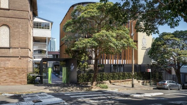 The proposed new administration building, viewed from Forbes Street. Picture: Tanner Kibble Denton Architects